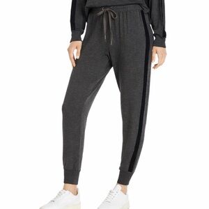 Splendid Super Soft Velvet Trim Jogger Pants | Like New